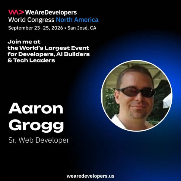 Speaker Card for my MasterClass at the WeAreDevelopers World Congress